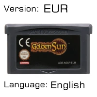 Дыхание огня золотое солнце 32 бит игровая консоль карты для GBA ролевые игры