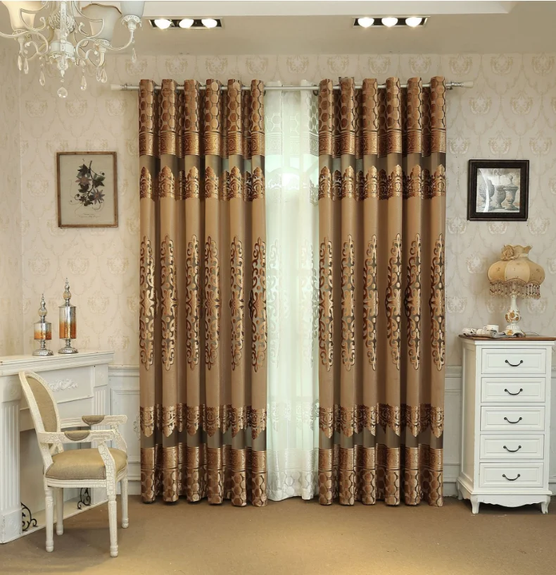 
 Amazon top seller 2019 couvre lit et rideaux assortis turkish curtains, Products supply blackout door curtains handmade  