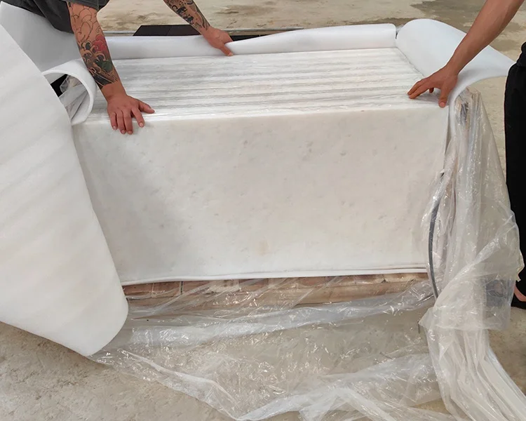 Vietnam White Marble White Crystal Marble Tile For Interior Hotel Stairs Floor Wall Cladding Tiles Stone Flooring Design