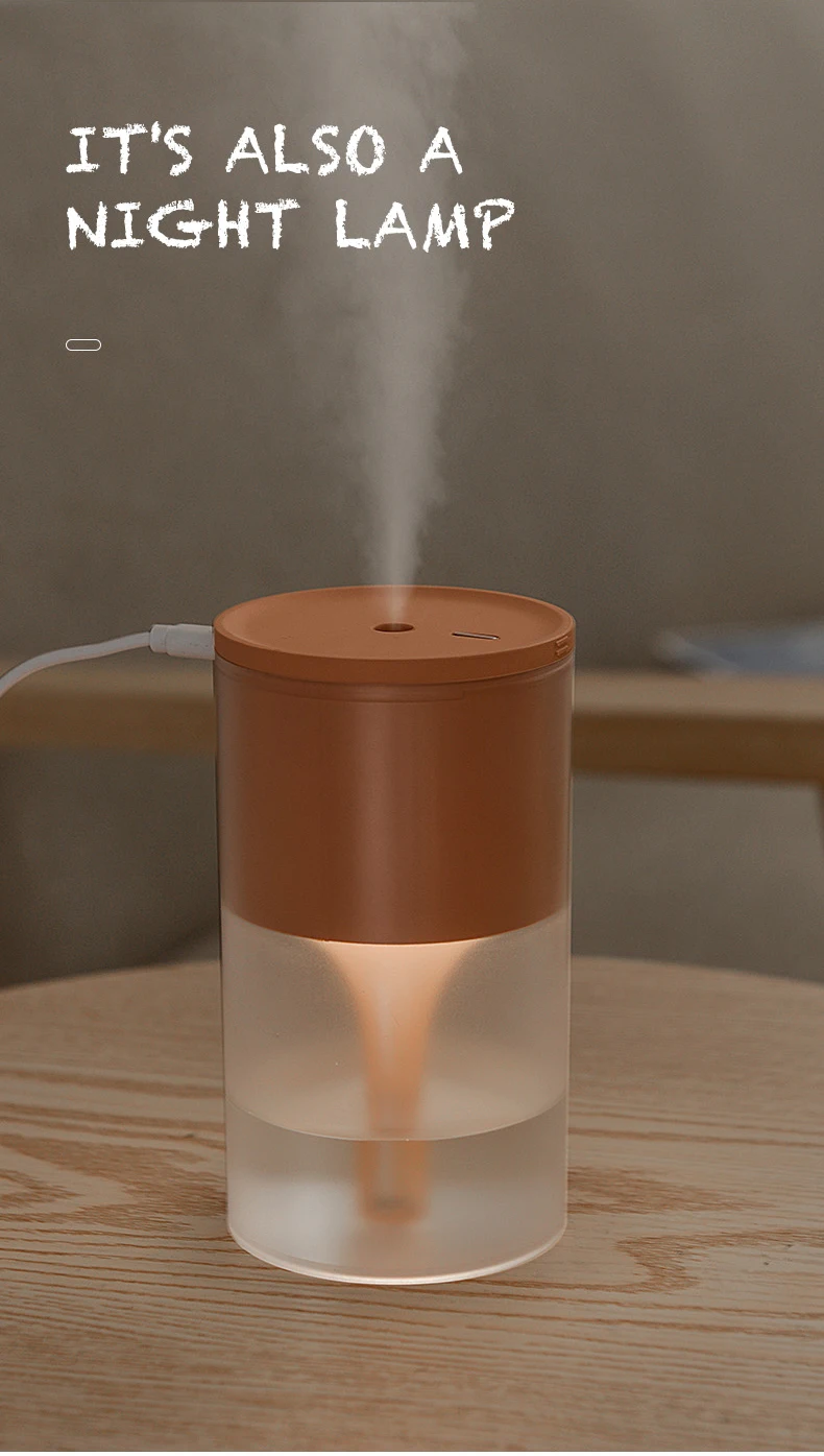 Desk 2022 newest 280ml Portable Air mini Humidifier usb LED Light USB For Car moist usb humidifier Aroma Diffuser