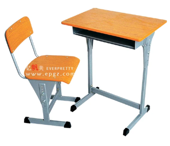 Popular Oman School Furniture Student Desk Chair of Stacking Frame School Furniture