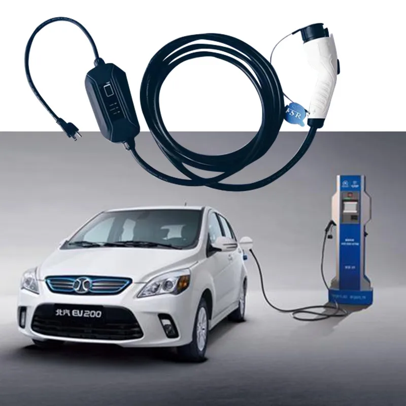 16A outdoor fast portable J1772 type1 to 62196 type2 ev charging cable