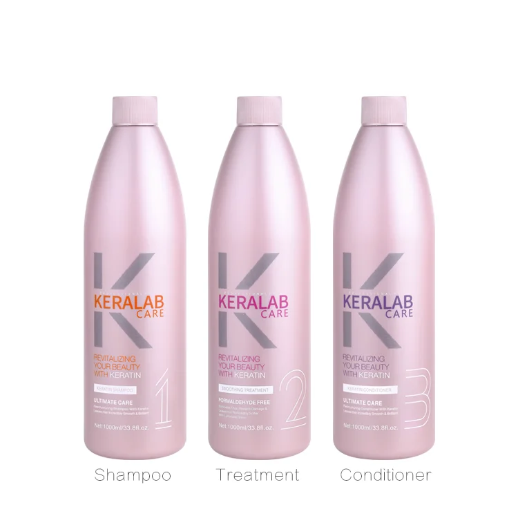 KALISPRO 1000ml Private Label Natural Organic Luxury Keratin Care Shampoo Conditioner For Hair