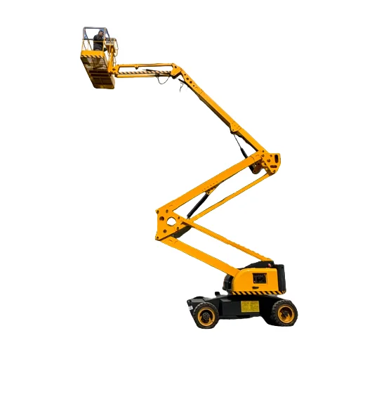 8M  Diesel engine battery diesel-electric dual-use crank hydraulic aerial work lifting platforms