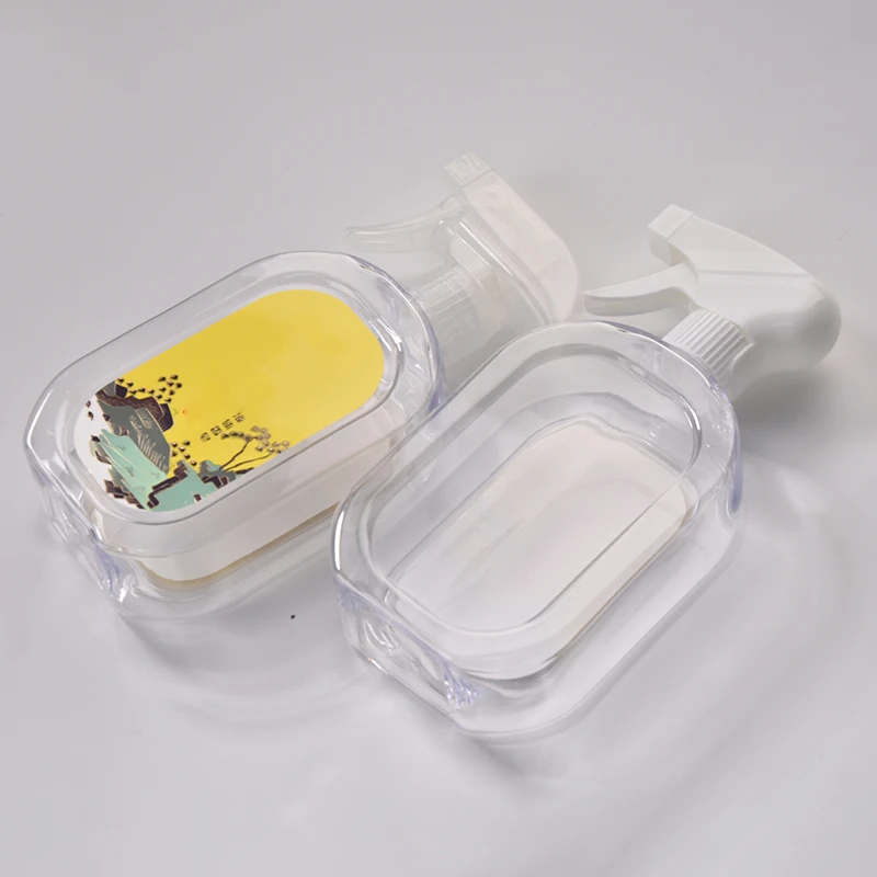 320ml Empty Plastic PET Transparent Liquid Spray bottle plastic Room Spray Bottle with Trigger Sprayer