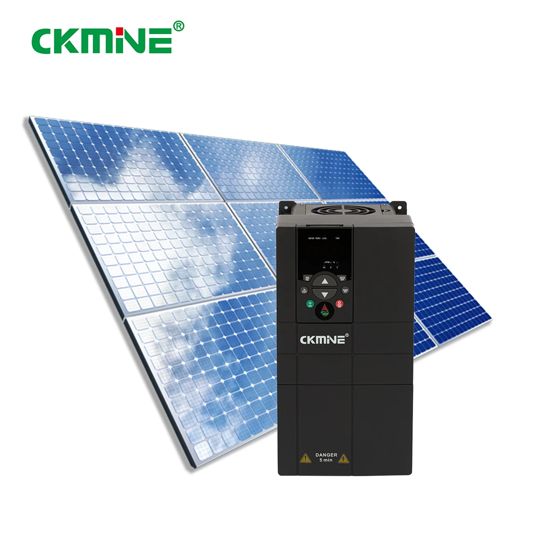 CKMINE SP800-5R5G-4 Solar Water Pump Inverter 5.5kW 7.5HP 3 Phase 380V DC to AC Off Grid MPPT Drive for Agriculture Irrigation
