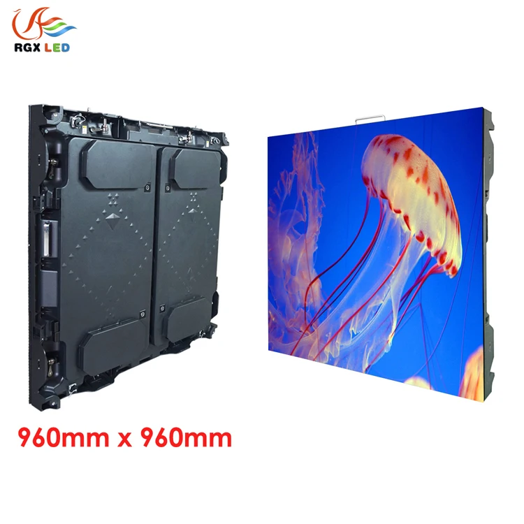RGX LED panel 960x960mm RGB 3in1 SMD outdoor P5 rental LED display screen
