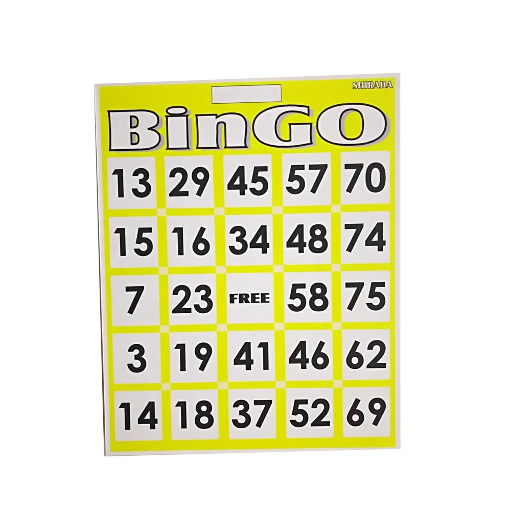 
Custom Board Game Card Bingo Card Game for Kids 