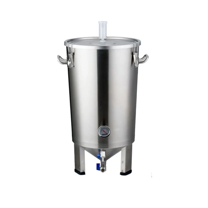100l 500l 1000l Fermentation tank interior surface hairline stainless steel 304 for beer brewing equipment
