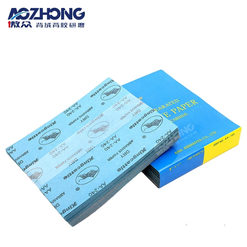 230mm*280mm Strong  Dry Sandpaper For Car Grinding Hook and Loop Sanding Disc Back Make into Sheets