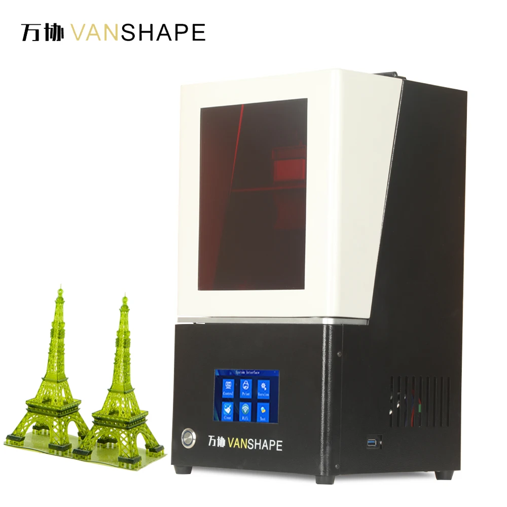 Vanshape 6.08 Inch UV Resin LCD 3D Printer 2K Photosensitive Resin Jewelry 3D Printer