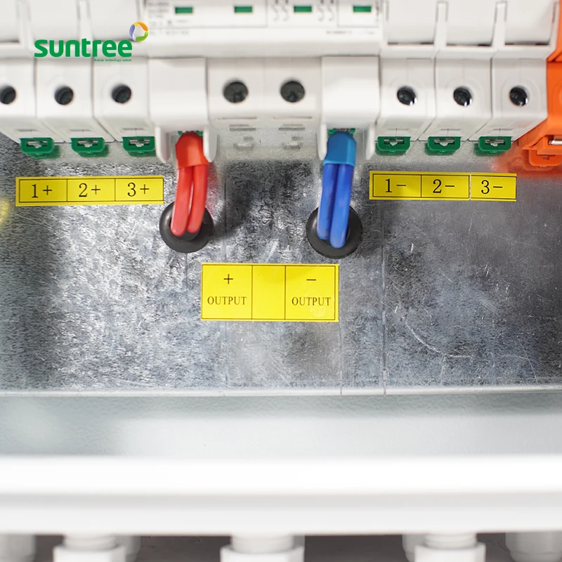 Iron shell solar system outdoor pv  string combiner box