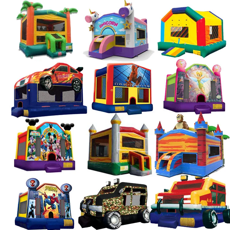 inflatable bouncer combo with removable banner commercial titanic bouncer jumpers for kids