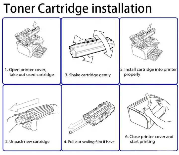TN433 Compatible Toner Cartridges for Brother HL-L8260CDW TN413 TN423 TN493 Printer Cartridge
