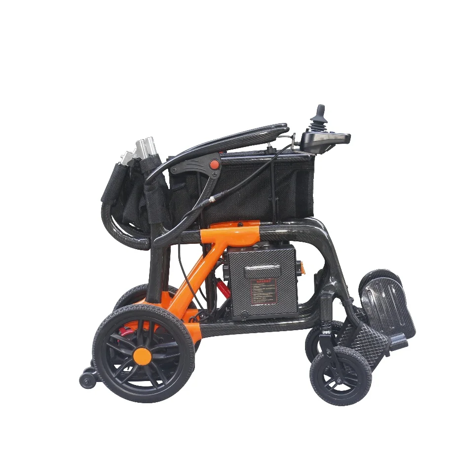 Smart Operation for Easy Mobility Electric Real Carbon Fibre Wheelchair with Screen Remote Control