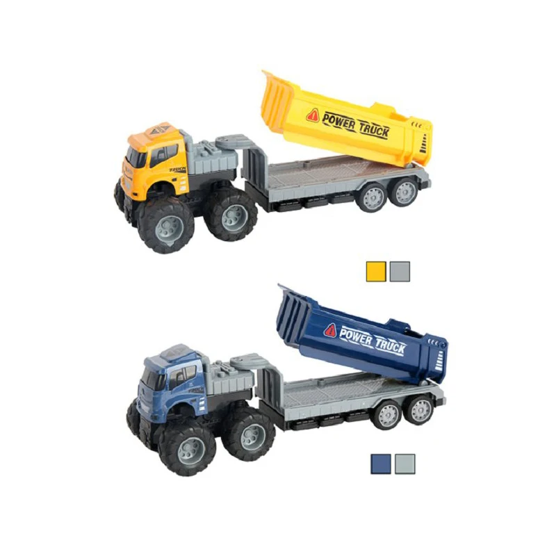 Hot Selling Toy Truck And Trailers Set High Quality Vehicles Model 2 Assembled Alloy Metal Toy Car Set Diecast Toys