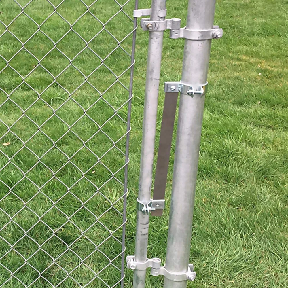 Automatic Gate Closer with Heavy Duty Steel Bar Self Closing Gate Hinges for Metal Gate Outdoors Backyard