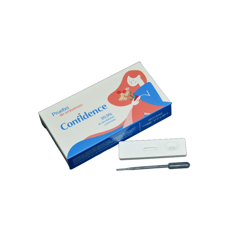 Китайская Фабрика hcg 5000iu тест на впрыск полоса кассета midstream для домашнего использования