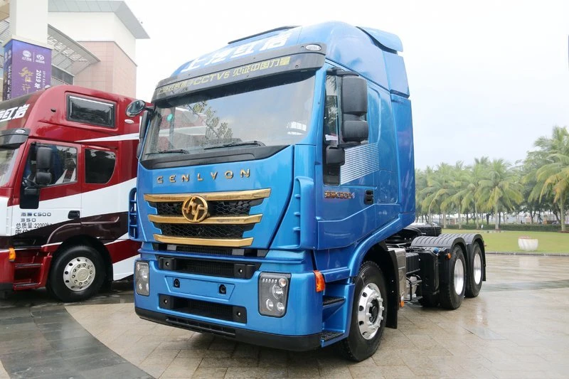  Китайское Превосходное качество IVEC 6x4 400hp б/у тракторный грузовик на