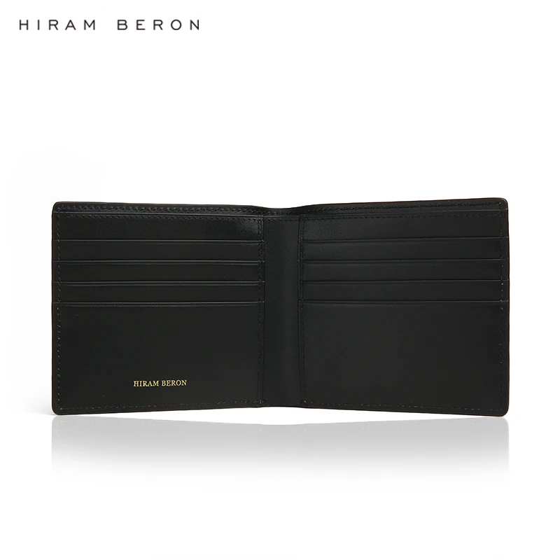 Hiram Beron High Quality Brand Red RFID Short Italian Genuine Leather Wallet for Women Ladies