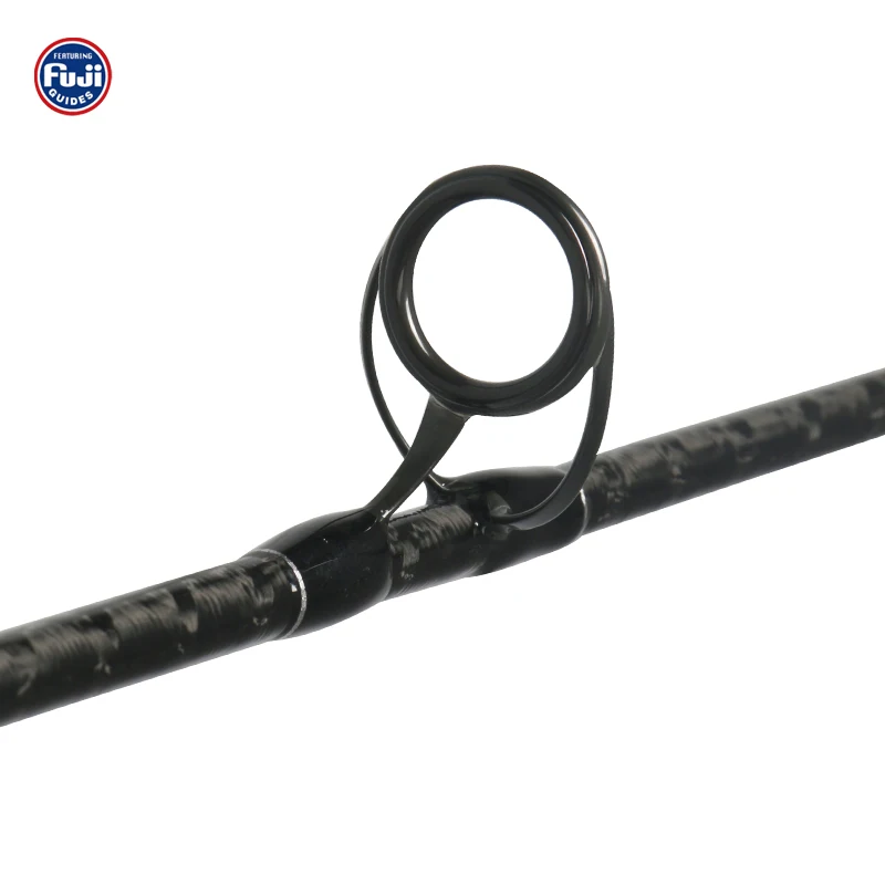 New Arrival 2.32m Full Fuji Parts 2-Section Carbon Fiber Spinning Slow Jigging Fishing Rod for Carp Target Species