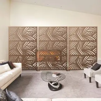 Corten Steel Room Divider Iron Steel Garden Screen Panels