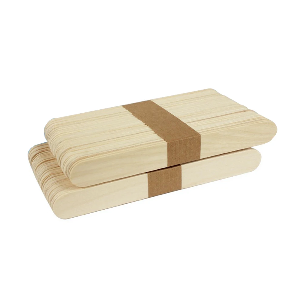 Eco-Friendly Disposable Abaisse-Langu Durable Tongue Depressor Kid Wood Type Nature Medical Wooden Tongue Depressor Medical Kids