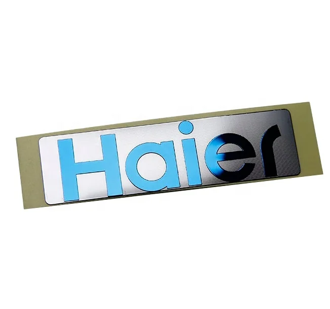 Electroforming nickel sticker logo label embossed stainless steel logo stickers