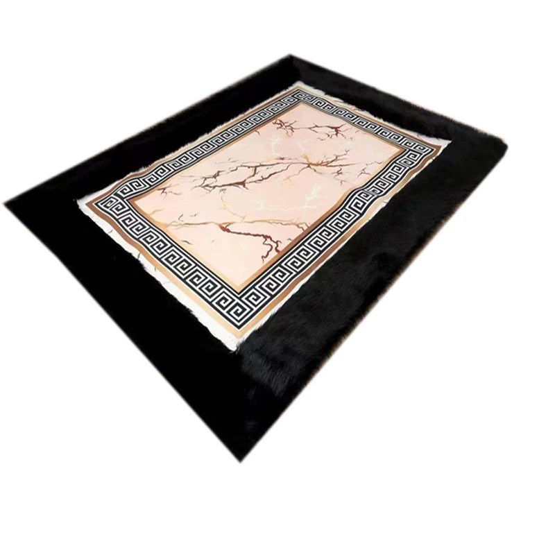 Китайская фабрика дешевые оптовые синтетические пушистые коврики из овчины