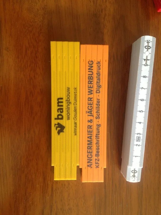 YJ-PFR1M/10F Cheaps Оптовая складная пластиковая линейка метрических плотник