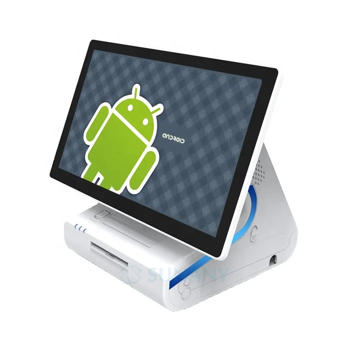 15 6 дюймов сенсорный экран Android POS системы с принтер терминал сканер штрих кода аппаратные средства компьютер