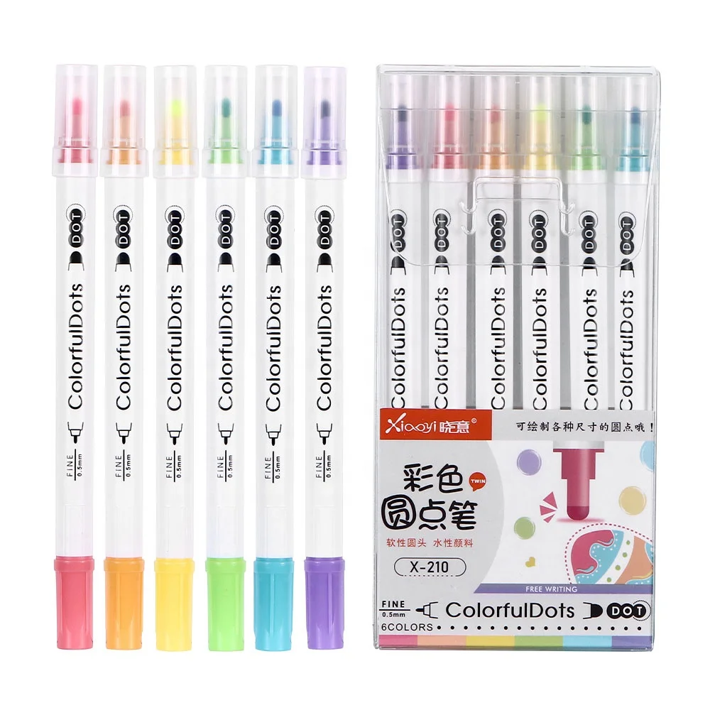 Multi Color Washable Non-toxic Ink Dot Marker Pen Art Supplies For Kids Coloring Art Marker Set
