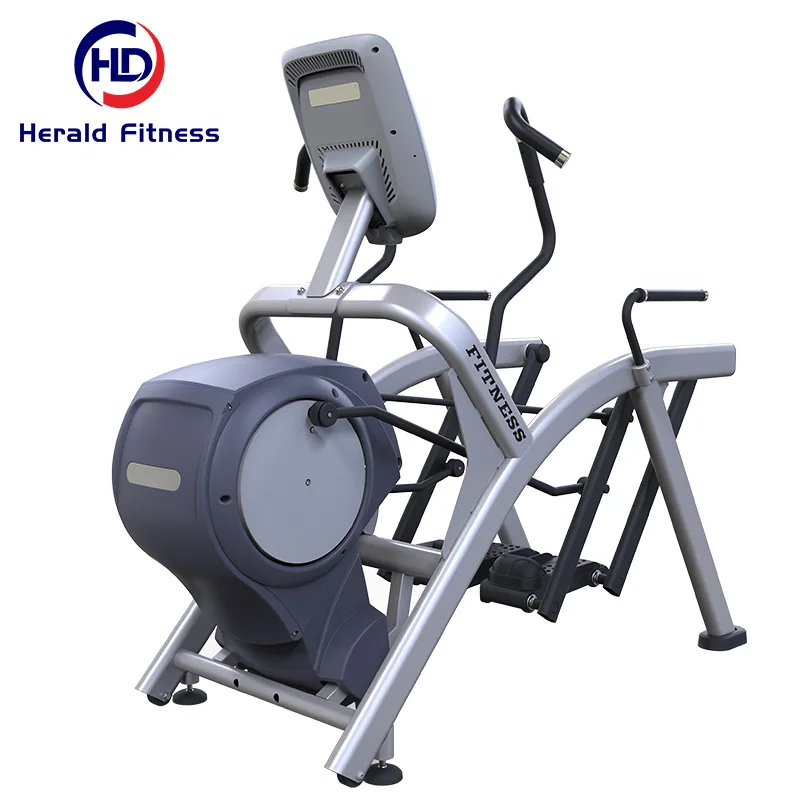 Gym Fitness Equipment Cardio Training Bodybuilding Workout Exercise Elliptical Machine Arc Cross Trainer With LED Screen