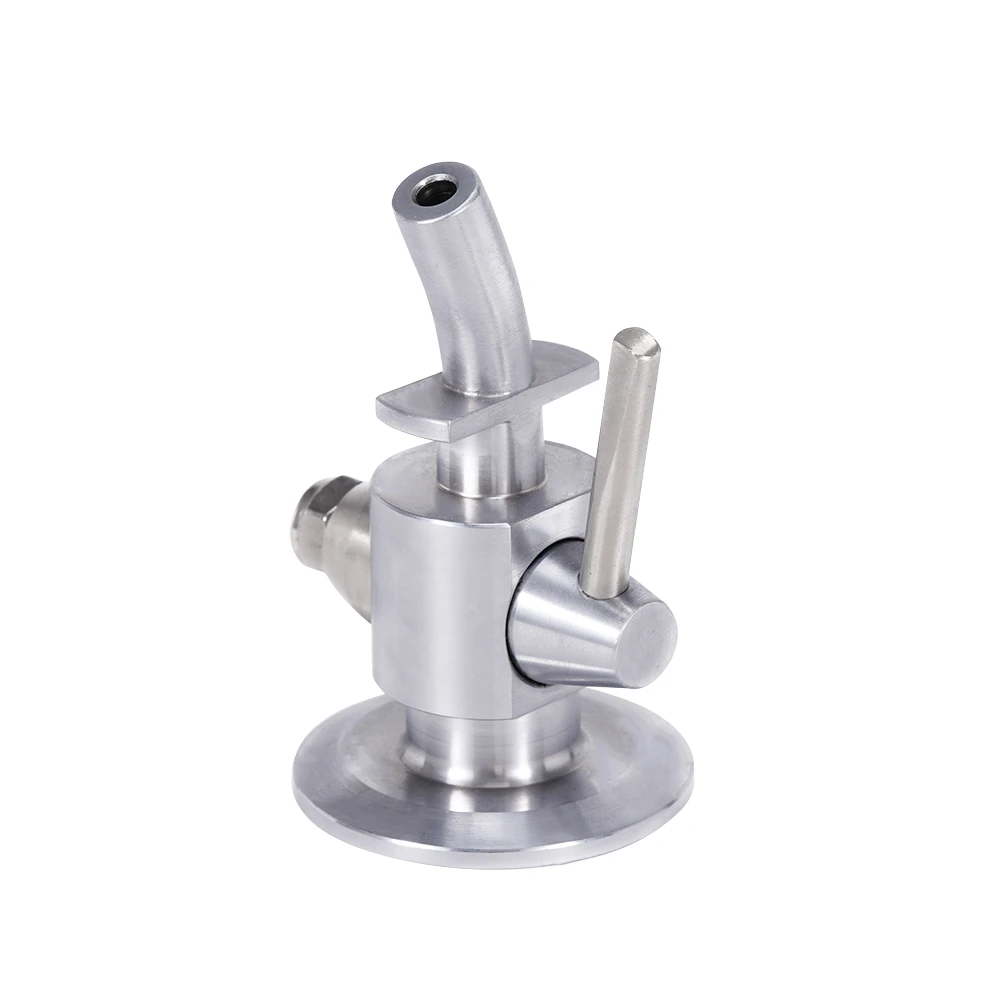Factory Supply Sanitary Grade Stainless Steel Cock Valve Beer Sampling Valve for Sale