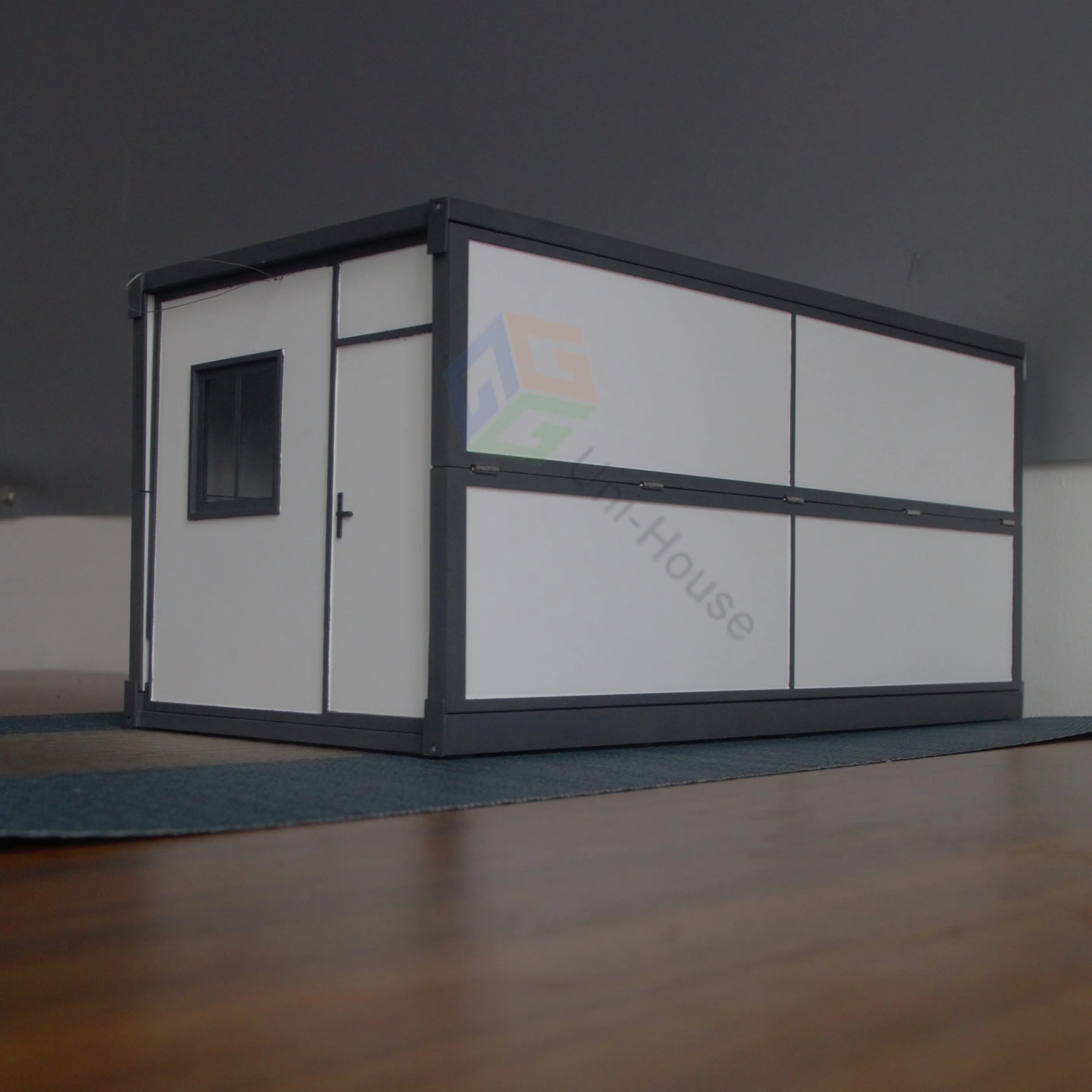 Ready outdoor portable moduler collapsible prefabricated  modern  tiny container for model house sale