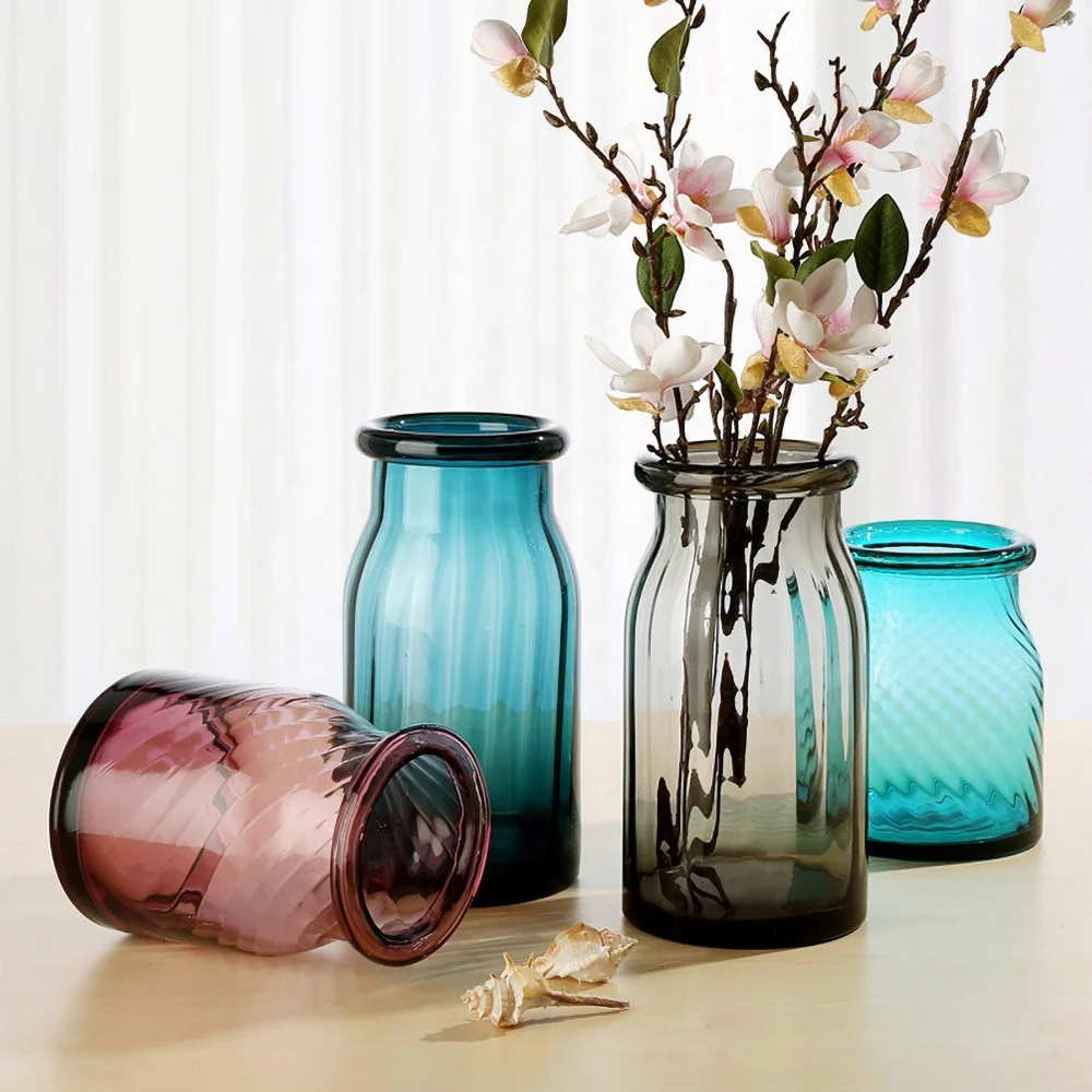 
 Недорогая современная роскошная декоративная маленькая Цветочная Скандинавская ваза, 17 см  