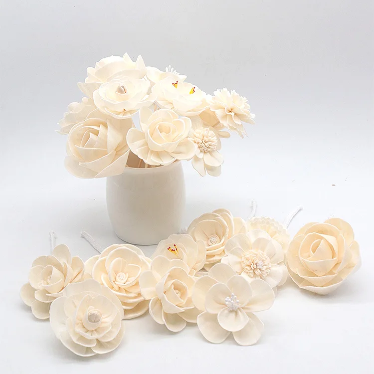 Estick Eco-friendly Hot Selling Home Decoration Sola Wood Flower Air Freshener Reed Diffuser Sola Flower