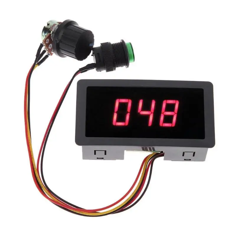 6v 12v 24v 5a Pwm Dc Motor Speed Controller Driver Digital Display Led Motor Controller Speed Regulator 6V-30V DC dc motor