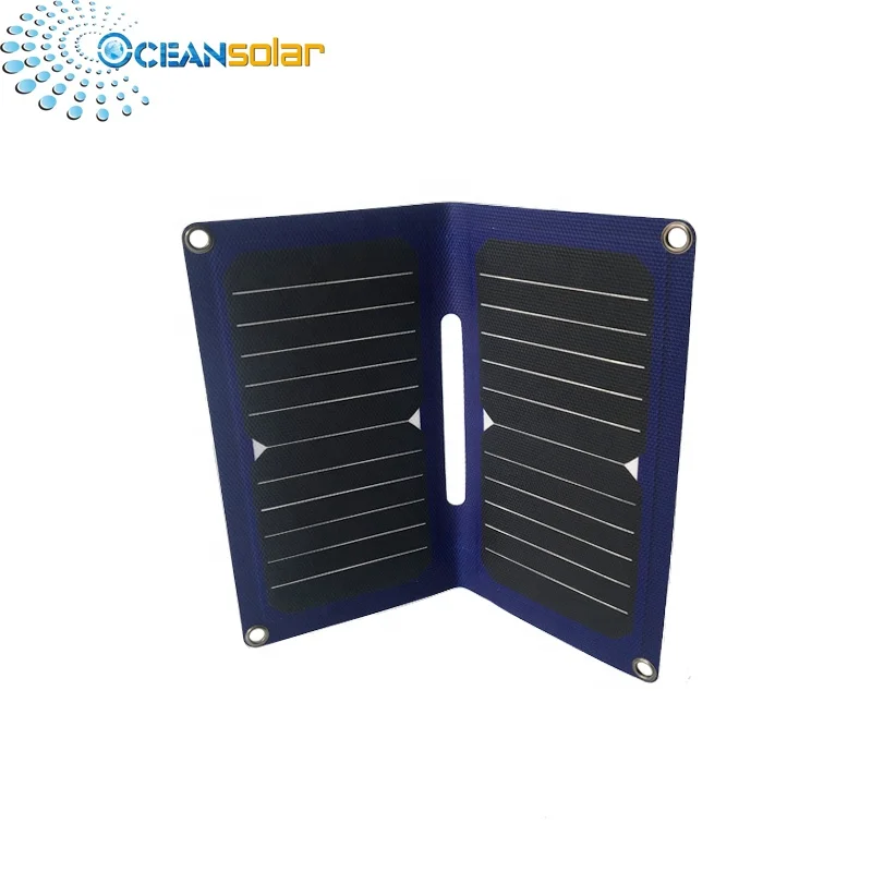 
Waterproof High Efficiency Sunpower Folding Solar Charger 15W 14W 5V 