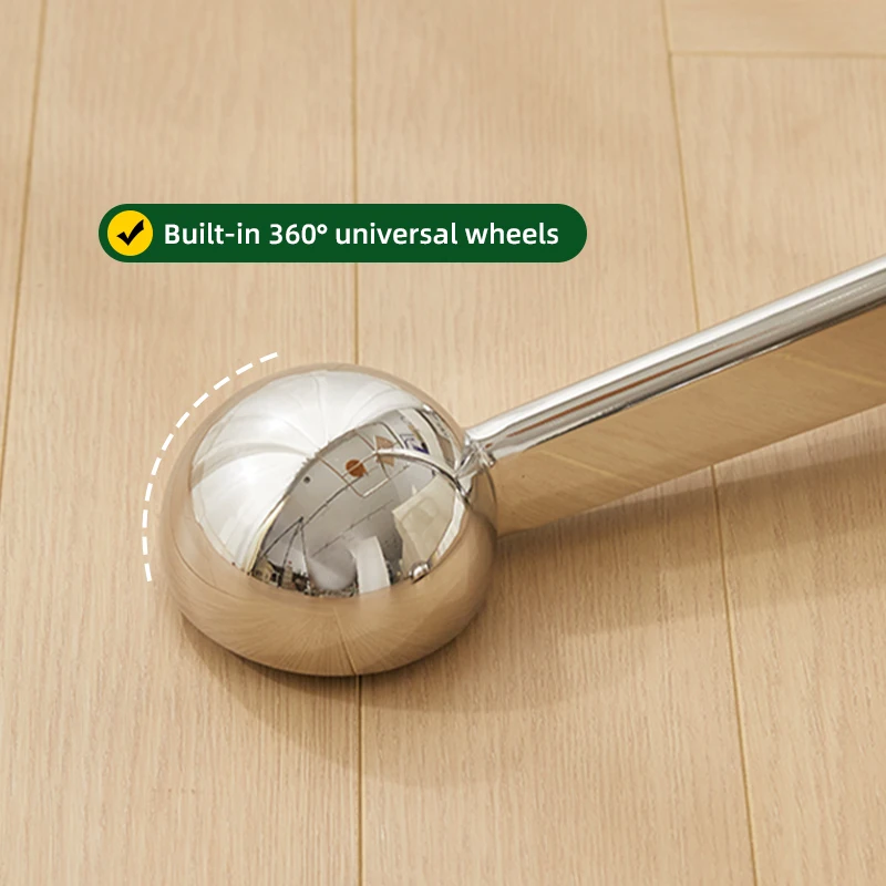 Nordic tempered glass stainless steel lifting coffee table modern simple small apartment movable sofa side table