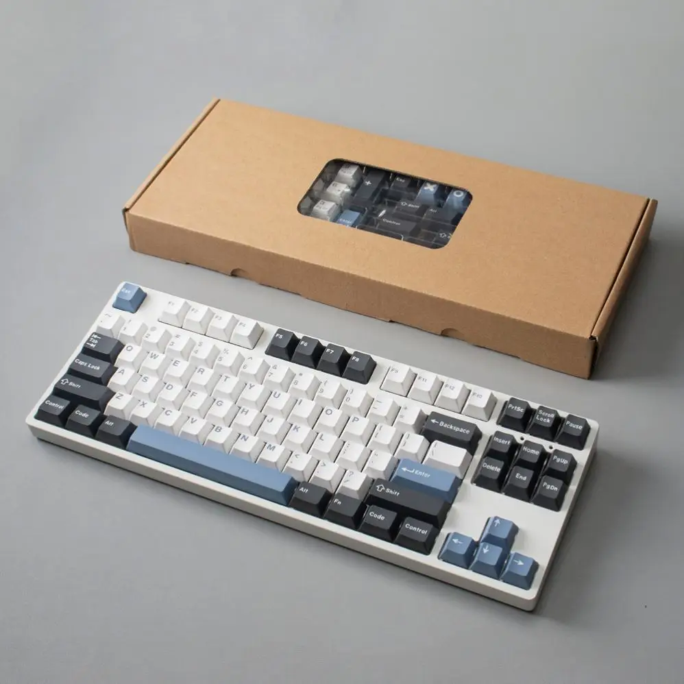 Aifei 171 Keys Arctic Circle Keycaps with Two-color Molding Cherry MX Profile for Mechanical Keyboard