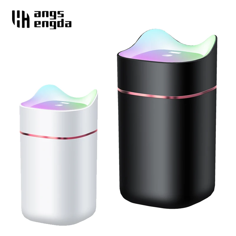1 PCS 1.4L Mini Ultrasonic Air Humidifier Aroma Essential Oil Diffuser For Home Car USB Fogger Mist Maker with LED Night Lamp