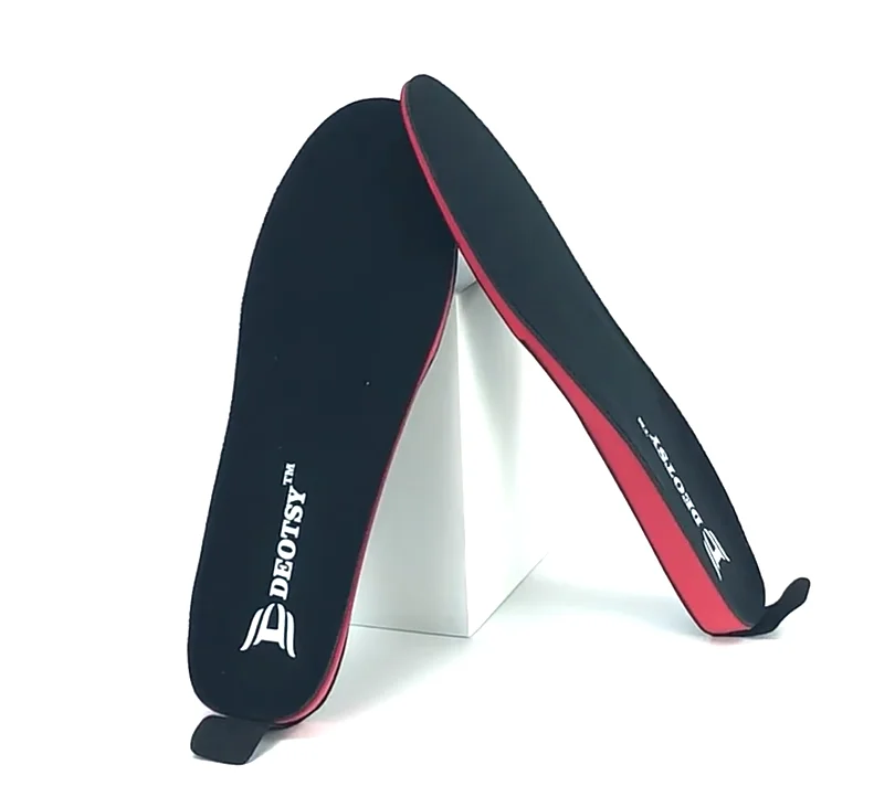 Wireless Remote Controlled Rechargeable Built-in Battery Otholite Heated Heating Insole For Warming