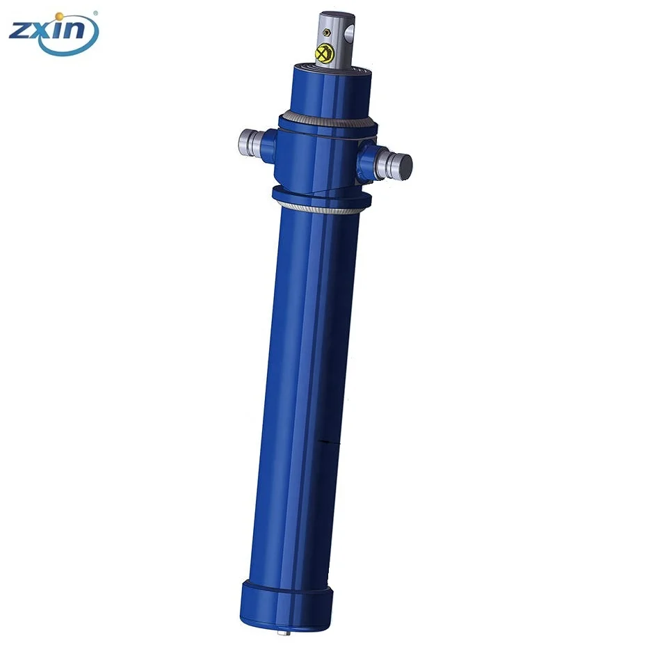 HTC model telescopic hydraulic cylinder used for trailer