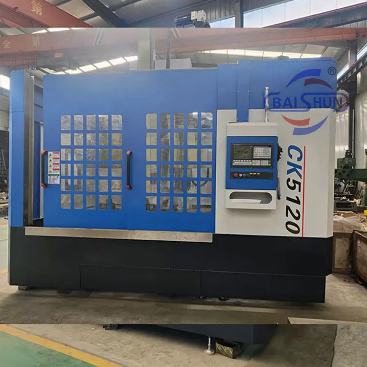 Full Cover High Speed Disc Drum Brake Cnc Vertical Lathe Turning Center From China With Competitive Price