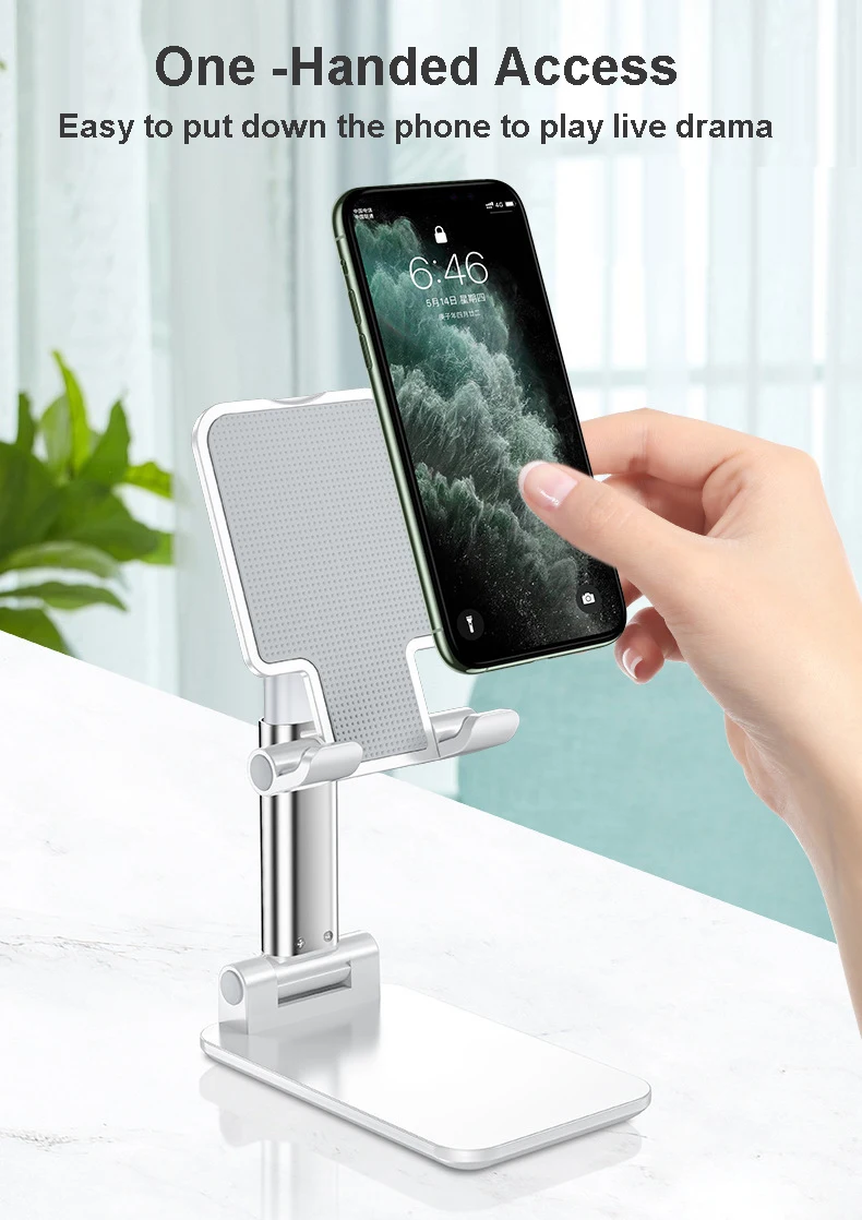 Универсальный настольный держатель для телефона Huawei iPhone Samsung гибкий Регулируемый мобильного подставка iPad планшета