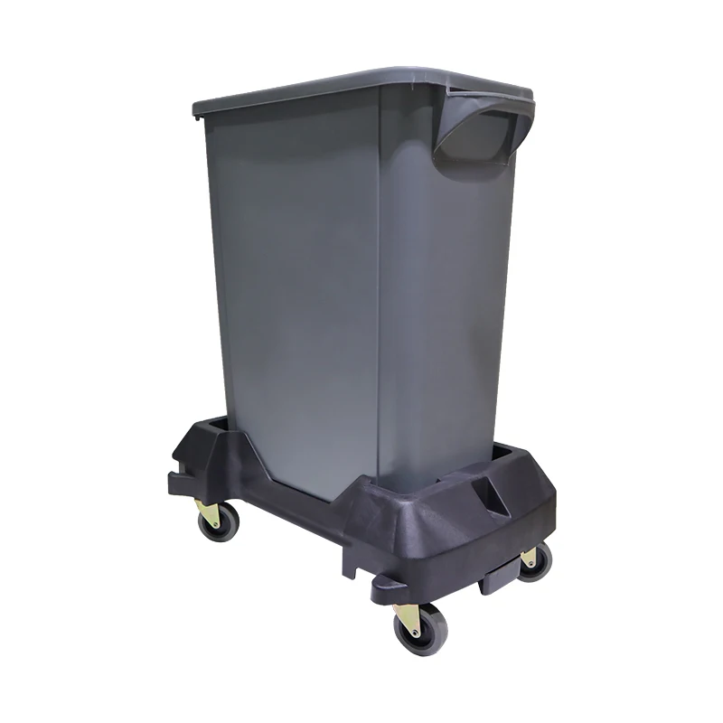 65L Commercial Products Blue Green Beige Grey Stackable with Dolly Waste Bin