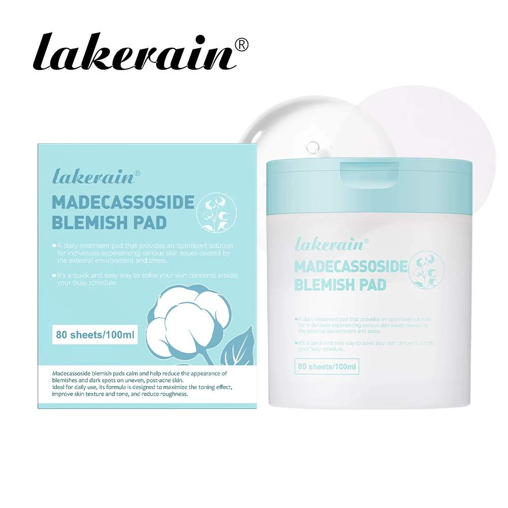 Madecassoside Cotton Facial Pads Toner Centella Uneven Skin Help Reduce Blemishes And Dark Spots On Uneven Post-acne Skin
