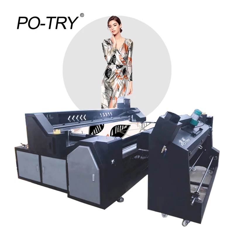 Roll to roll belt-conveying pigment printing machine disperse dyes for polyester