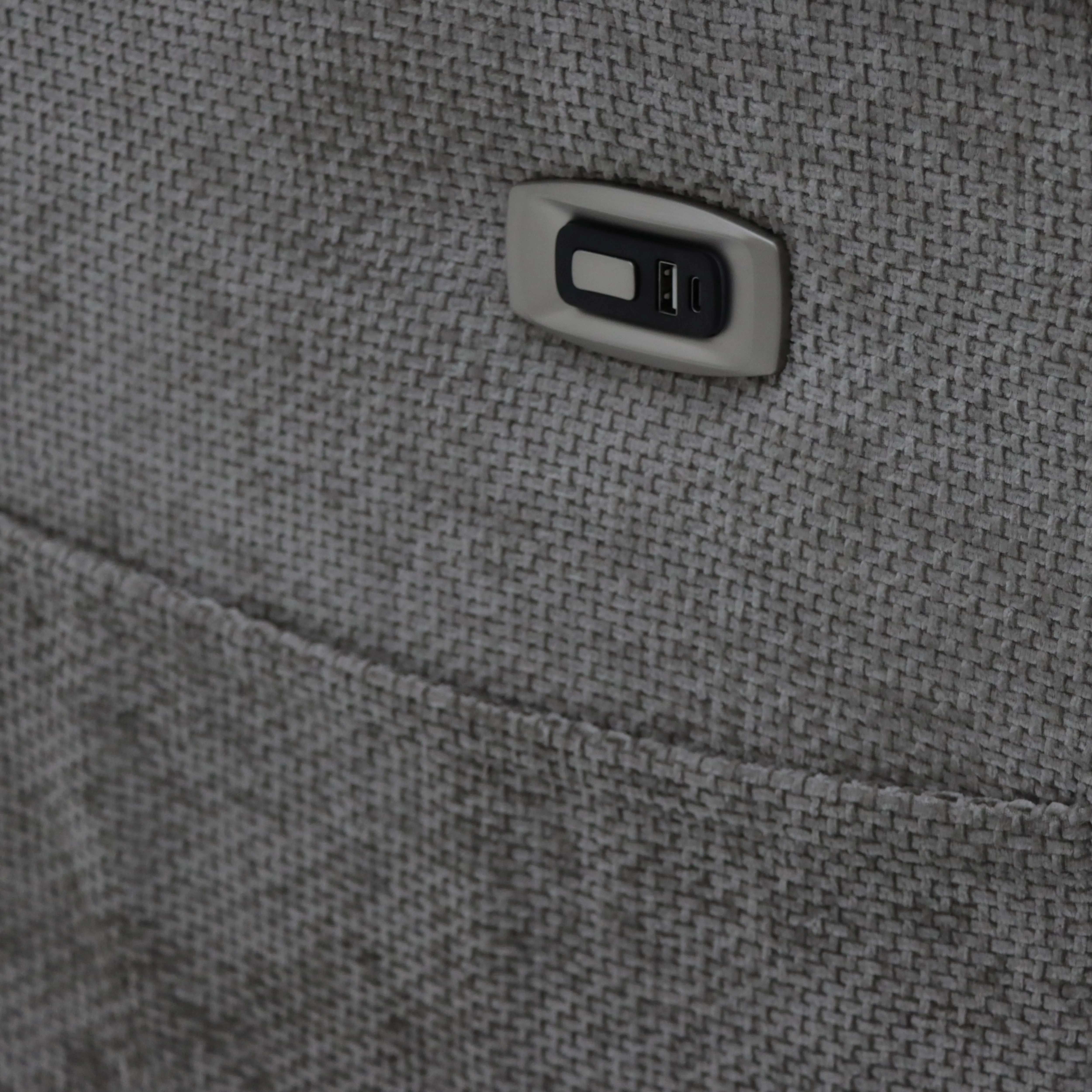 Geeksofa Genuine Leather Or Fabric Recliner Corner Sofa Set With 2 Recliner Function and Console For Living Room